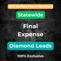 Verified Phone Numbers - Diamond Facebook Final Expense Leads - Exclusive Lead - Statewide