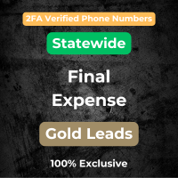 Verified Phone Numbers - Facebook Gold Final Expense Leads - Exclusive Lead - Statewide
